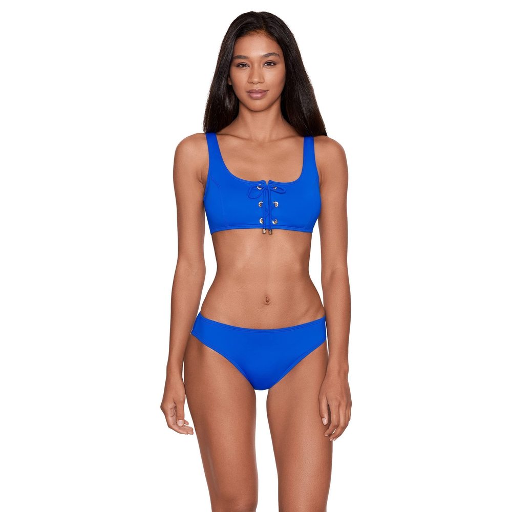 Lauren Ralph Lauren Beach Club Solid Hipster Bottoms Royal Blue 10
